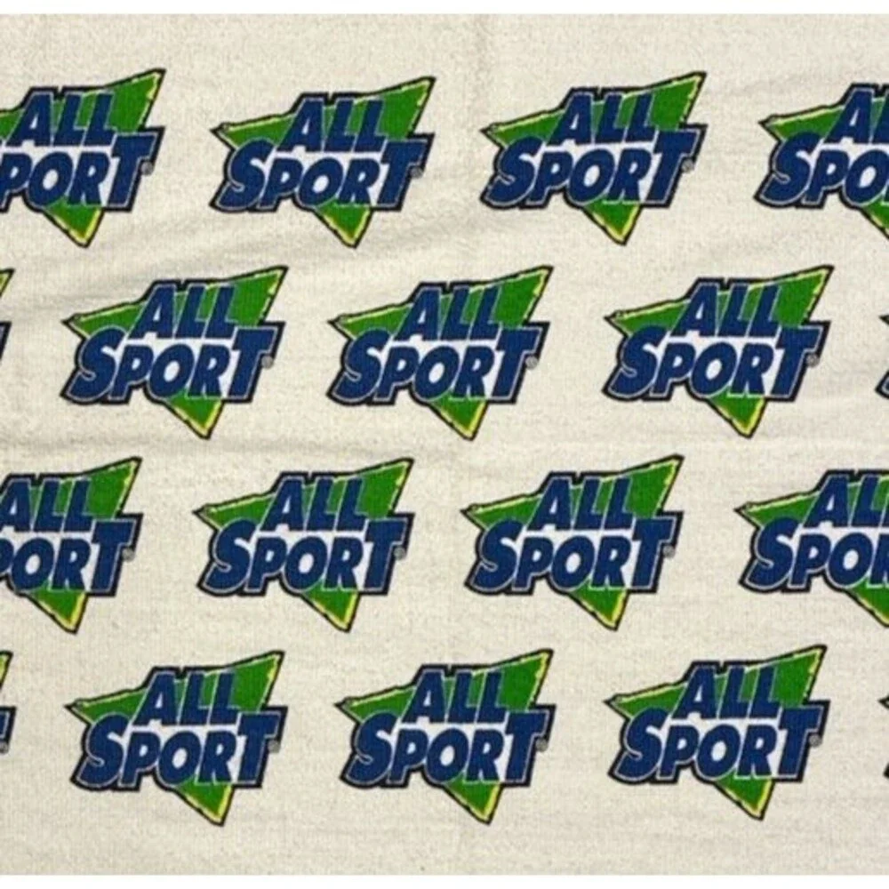 Vintage ALL SPORT Gym Sports Bench Rally Towel 23.25 x 44